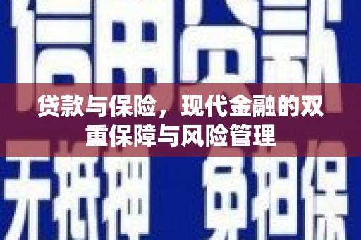 康乐贷款与保险，现代金融的双重保障与风险管理