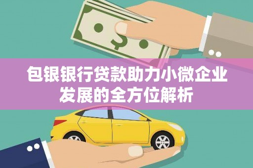 康乐包银银行贷款助力小微企业发展的全方位解析