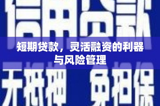 康乐短期贷款，灵活融资的利器与风险管理