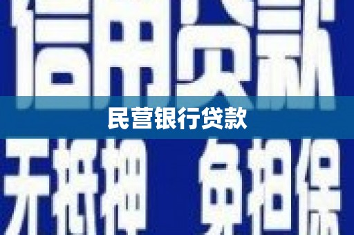 康乐民营银行贷款