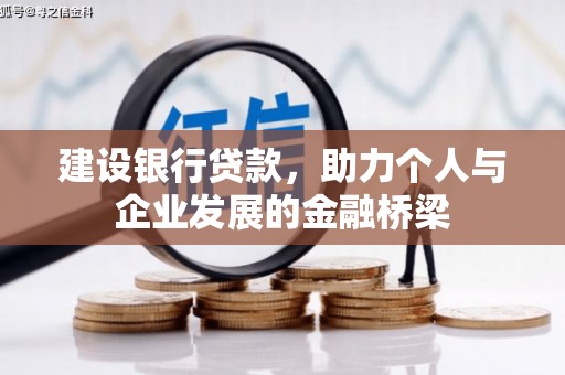 康乐建设银行贷款，助力个人与企业发展的金融桥梁