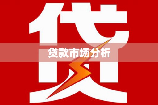 康乐贷款市场分析