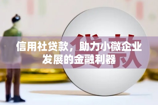 康乐信用社贷款，助力小微企业发展的金融利器